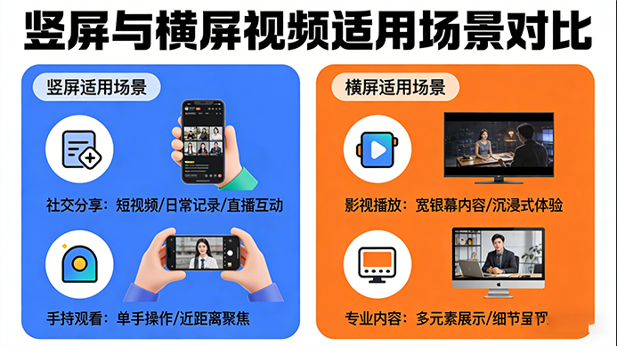 竖屏视频vs横屏视频，不同场景该如何选择？